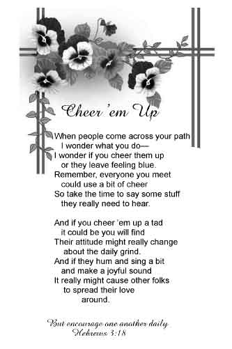 Cheer Up Friend Poem